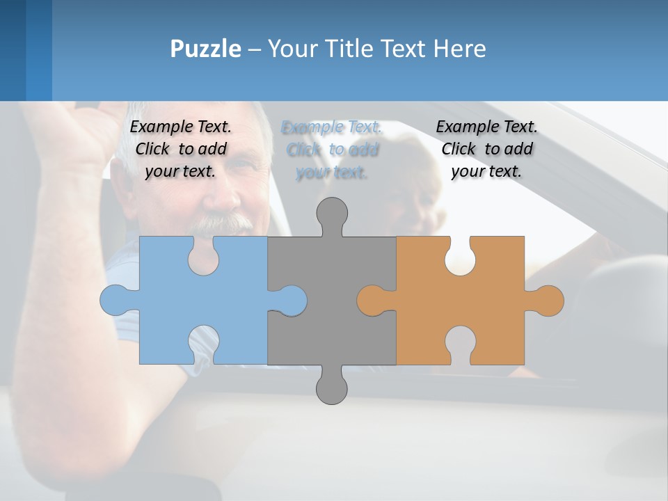 Middleaged Nature Male PowerPoint Template