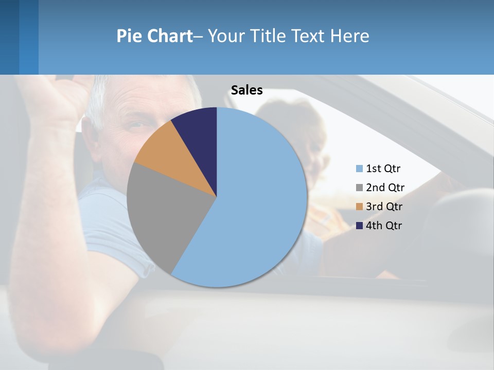 Middleaged Nature Male PowerPoint Template