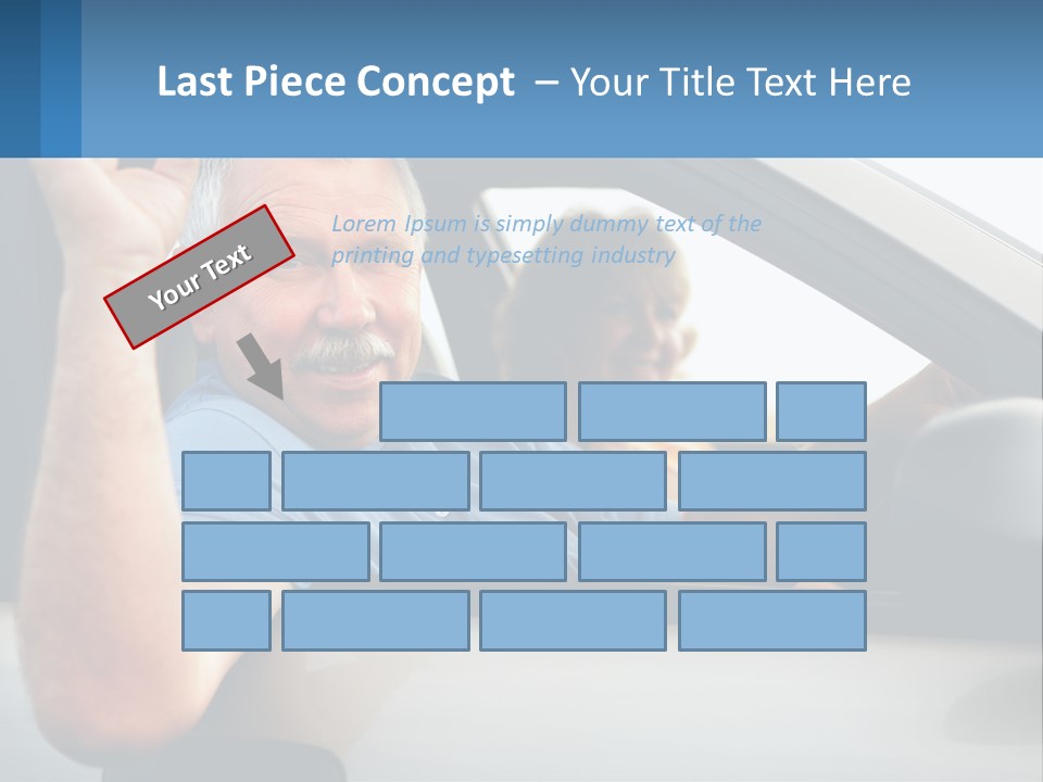 Middleaged Nature Male PowerPoint Template
