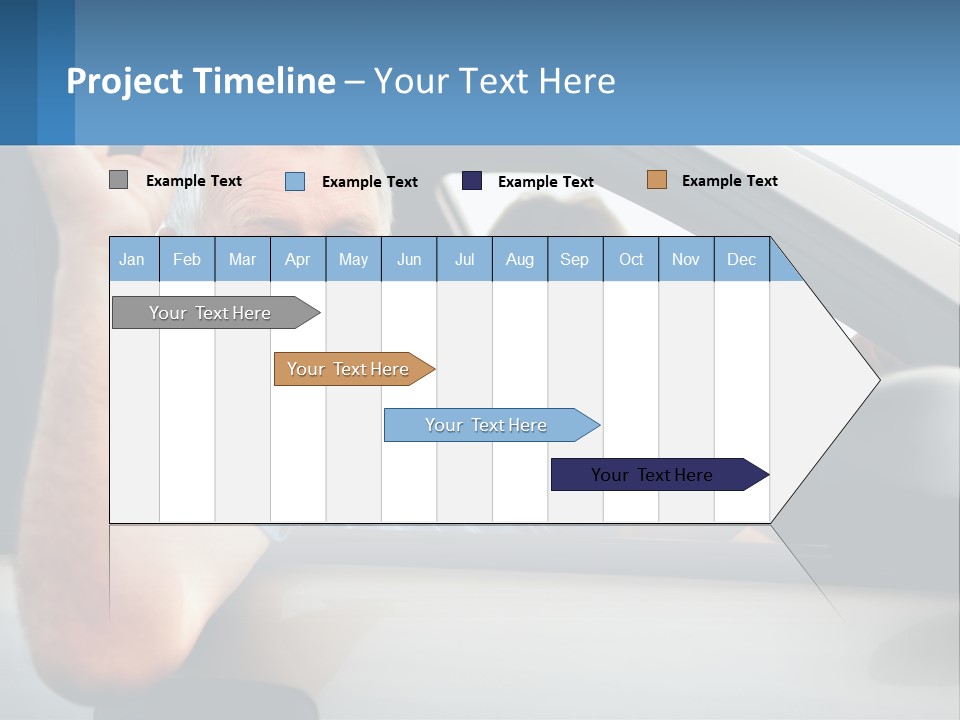 Middleaged Nature Male PowerPoint Template