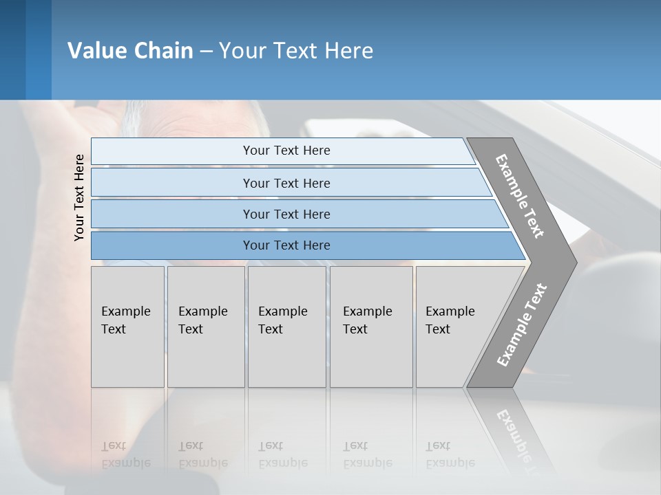 Middleaged Nature Male PowerPoint Template