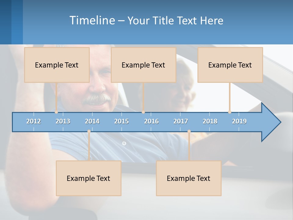 Middleaged Nature Male PowerPoint Template