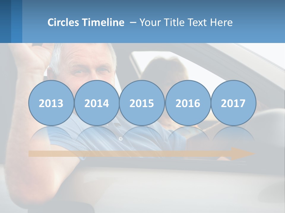 Middleaged Nature Male PowerPoint Template