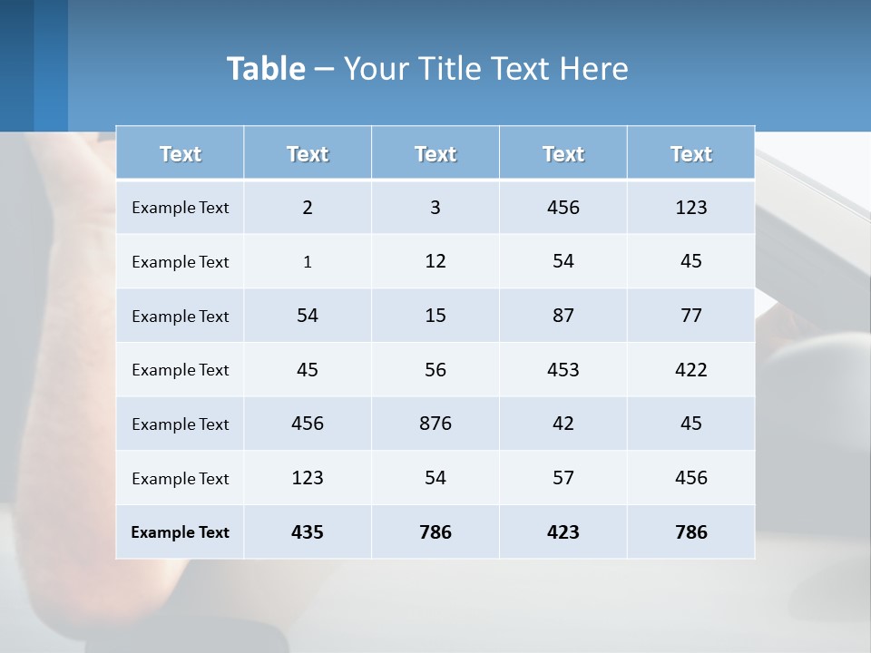 Middleaged Nature Male PowerPoint Template