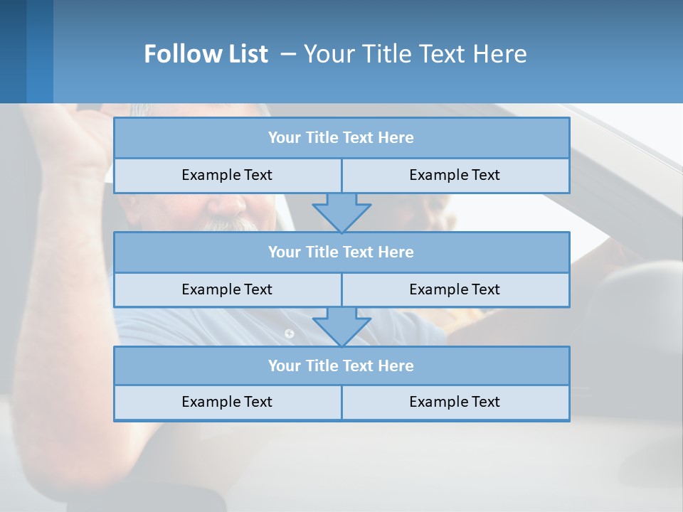 Middleaged Nature Male PowerPoint Template