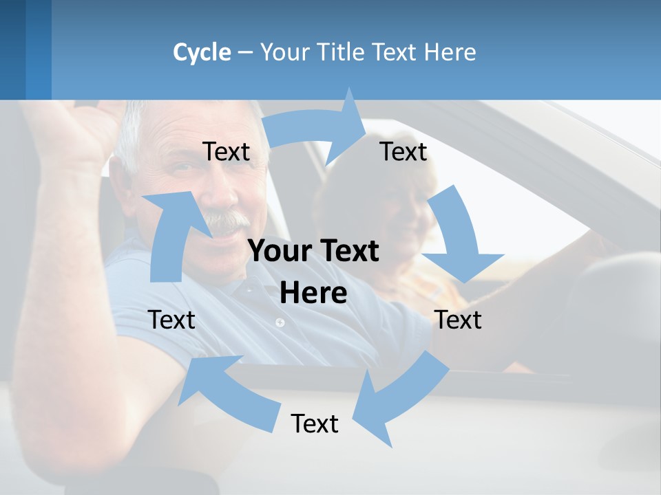 Middleaged Nature Male PowerPoint Template