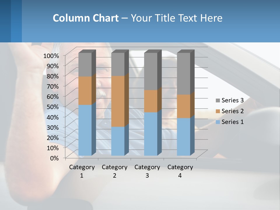 Middleaged Nature Male PowerPoint Template
