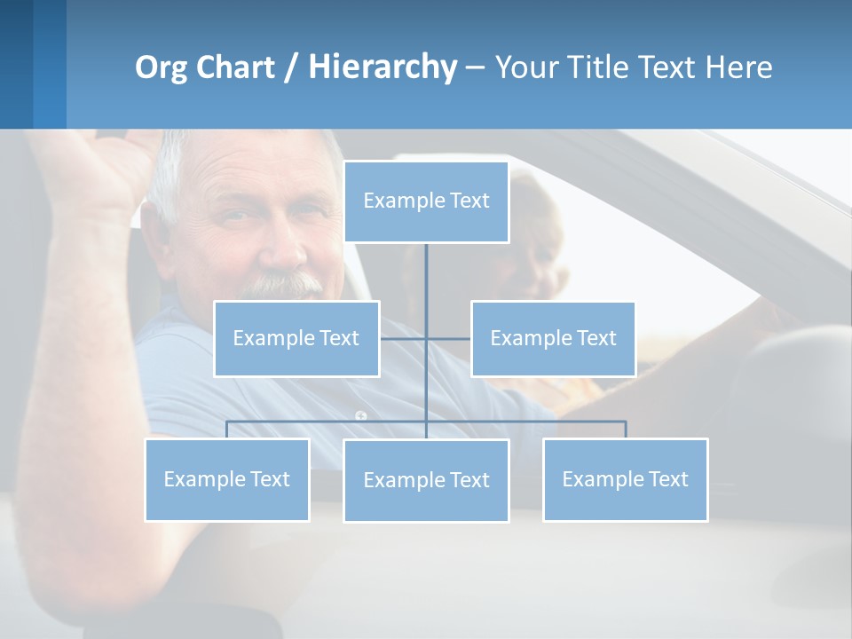 Middleaged Nature Male PowerPoint Template