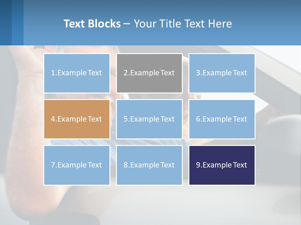 Middleaged Nature Male PowerPoint Template