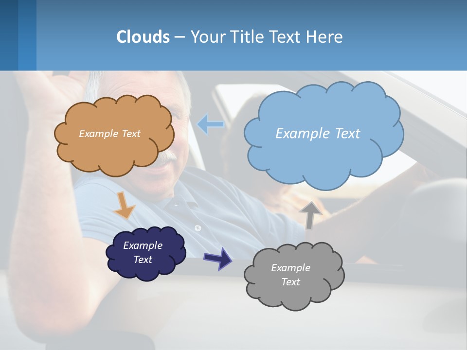 Middleaged Nature Male PowerPoint Template