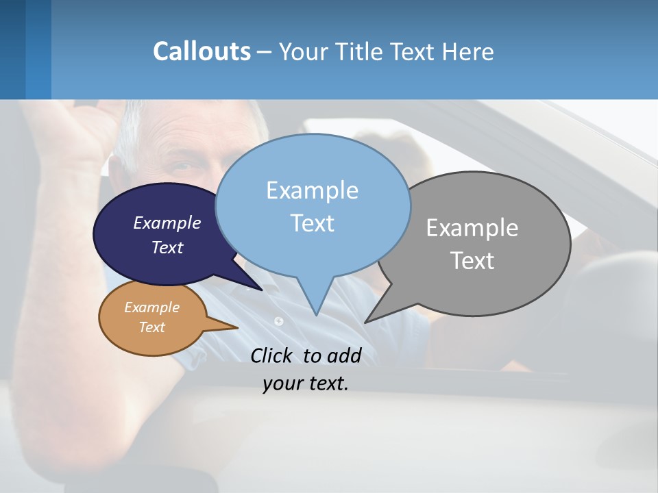 Middleaged Nature Male PowerPoint Template