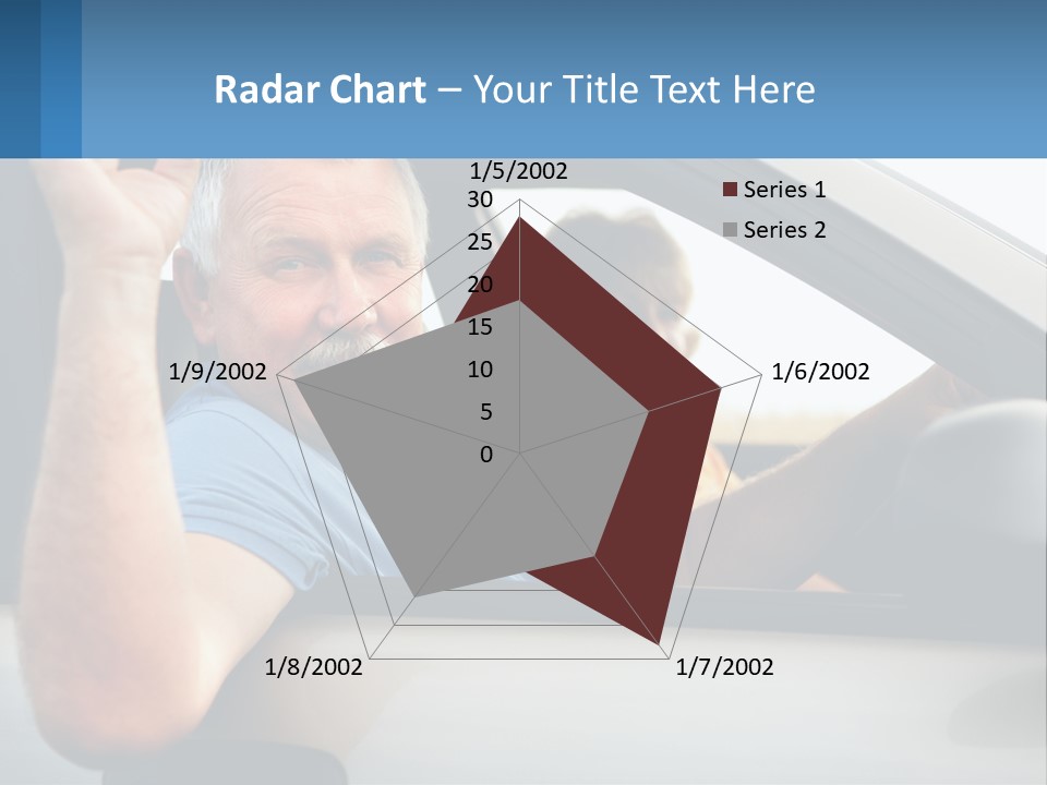Middleaged Nature Male PowerPoint Template