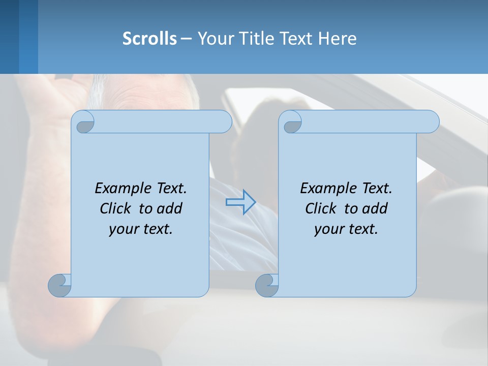 Middleaged Nature Male PowerPoint Template