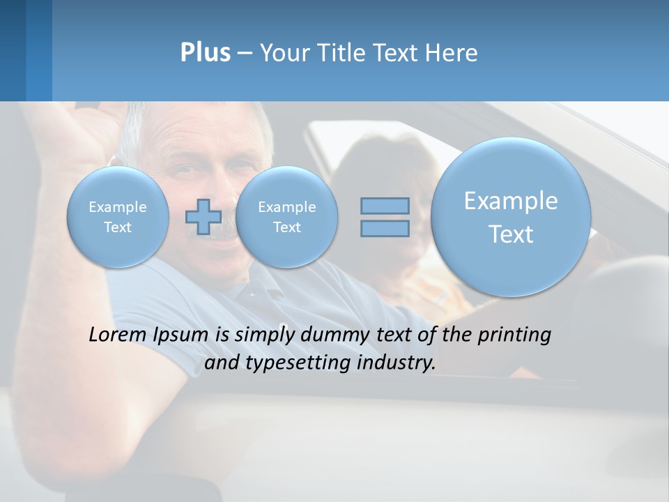 Middleaged Nature Male PowerPoint Template