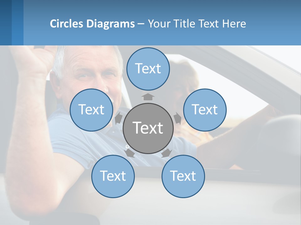 Middleaged Nature Male PowerPoint Template