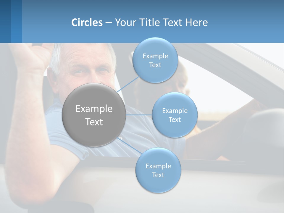 Middleaged Nature Male PowerPoint Template