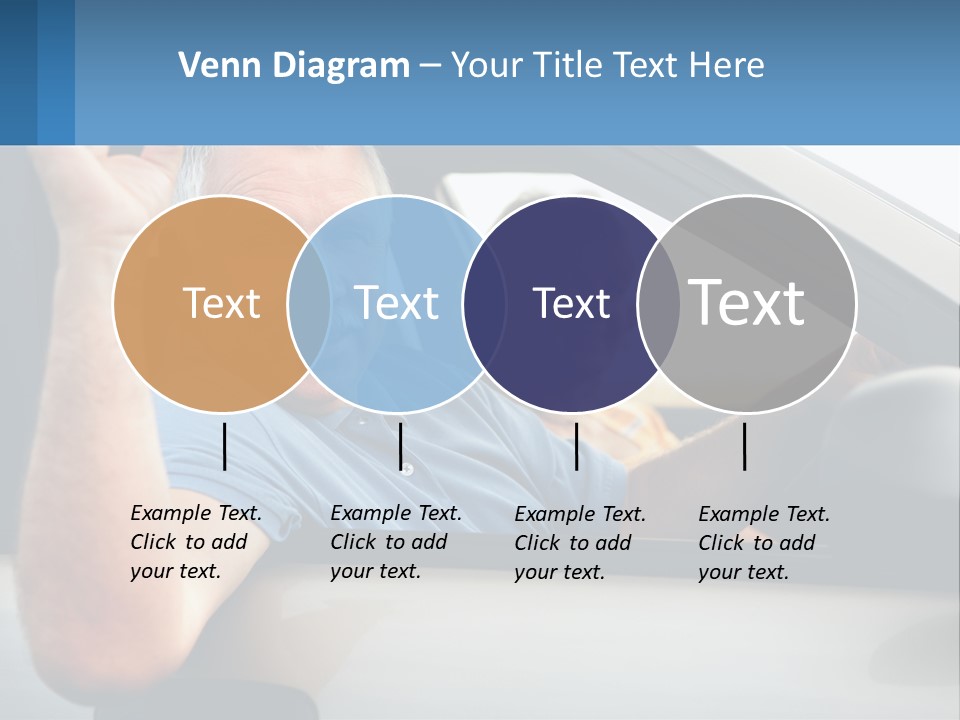 Middleaged Nature Male PowerPoint Template