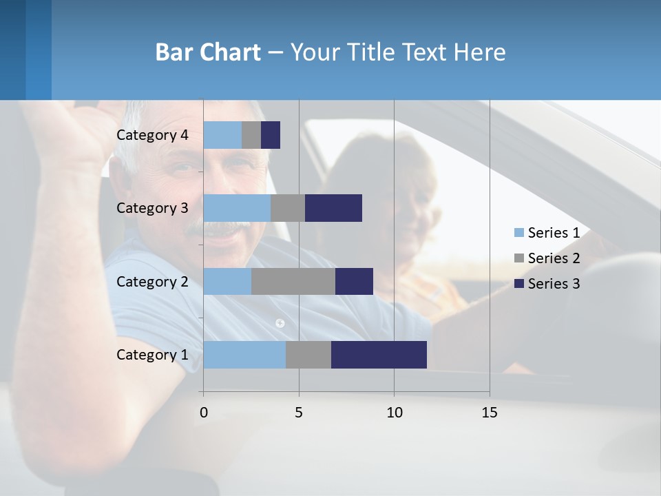 Middleaged Nature Male PowerPoint Template
