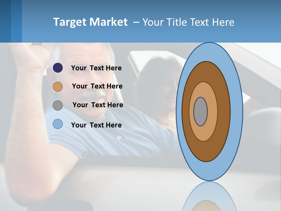 Middleaged Nature Male PowerPoint Template