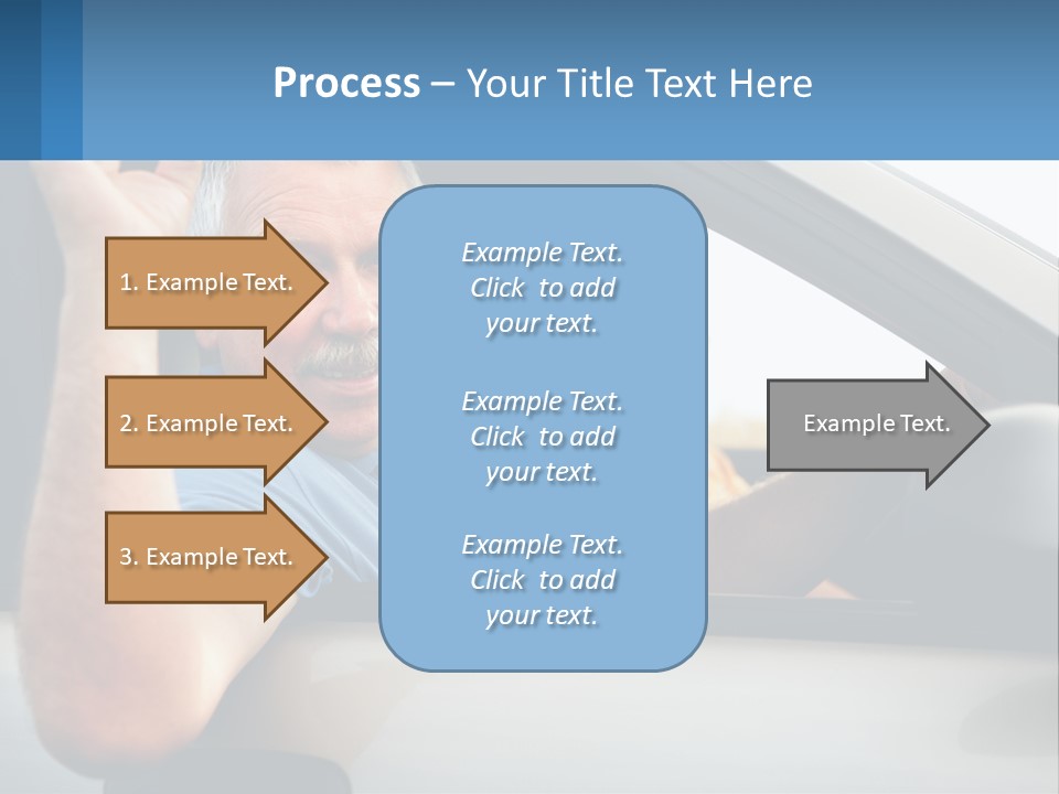 Middleaged Nature Male PowerPoint Template