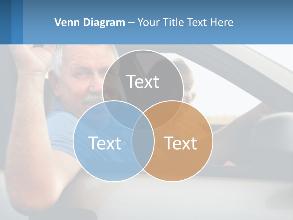 Middleaged Nature Male PowerPoint Template