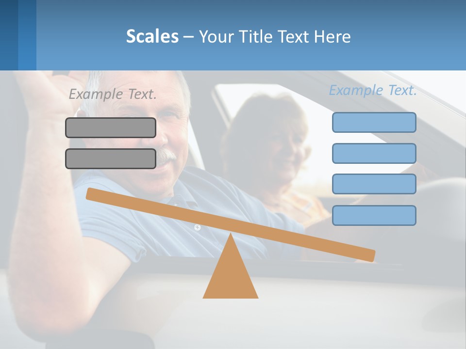 Middleaged Nature Male PowerPoint Template