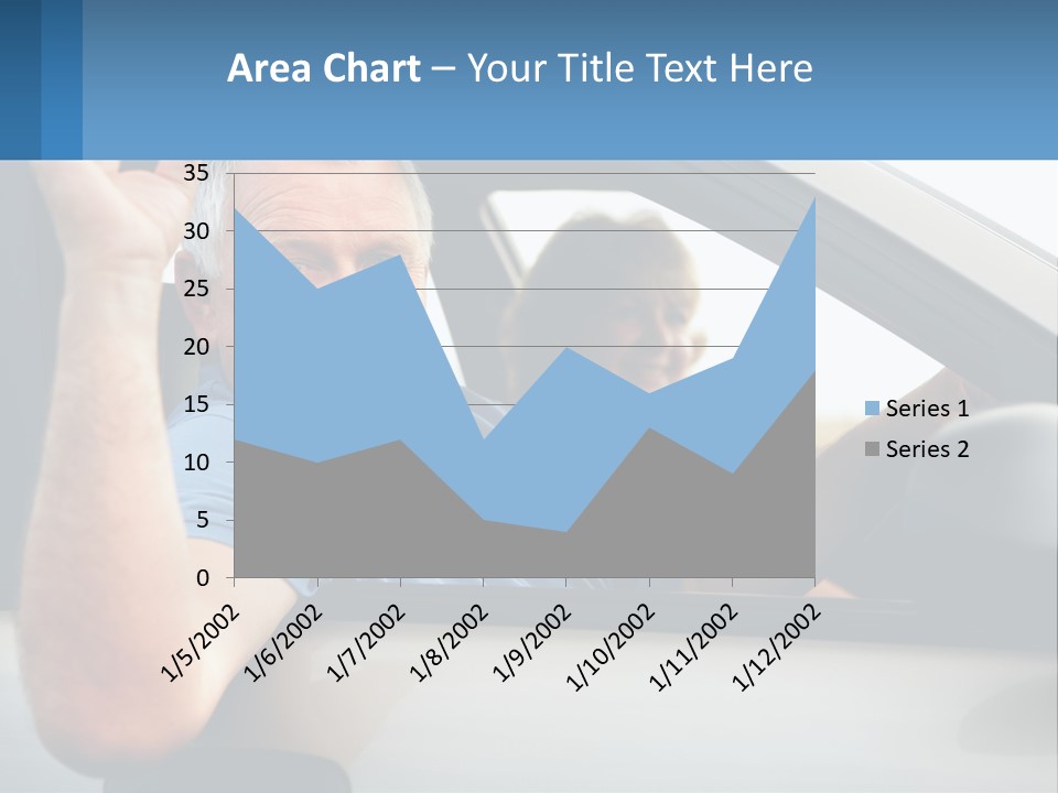 Middleaged Nature Male PowerPoint Template