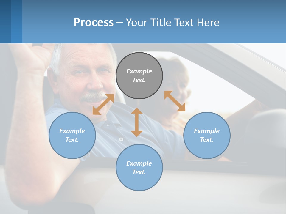 Middleaged Nature Male PowerPoint Template