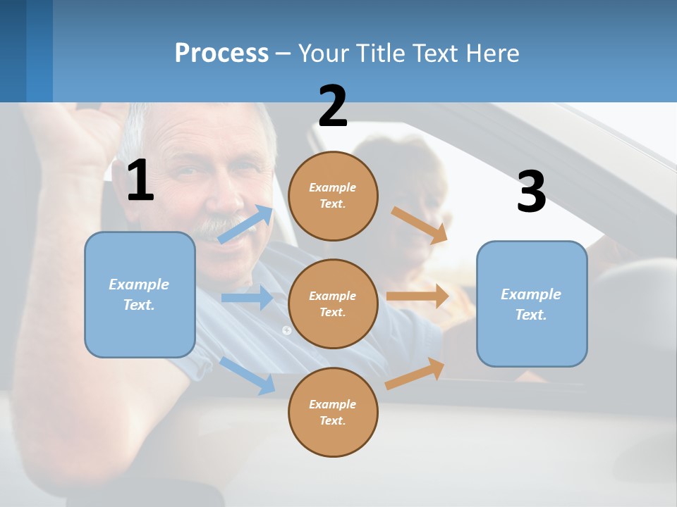 Middleaged Nature Male PowerPoint Template