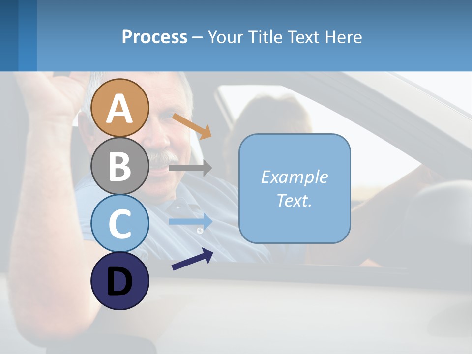 Middleaged Nature Male PowerPoint Template