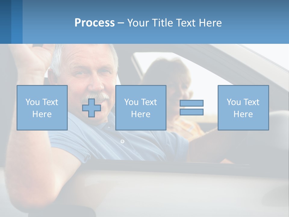 Middleaged Nature Male PowerPoint Template