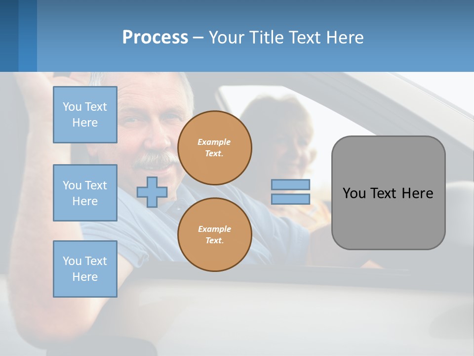 Middleaged Nature Male PowerPoint Template