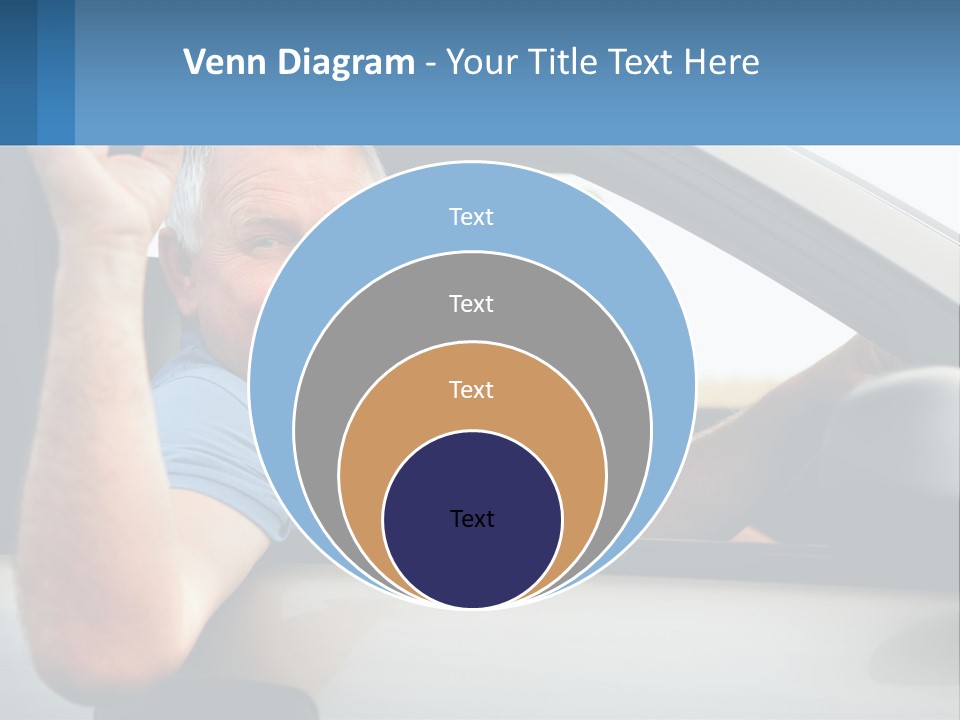 Middleaged Nature Male PowerPoint Template