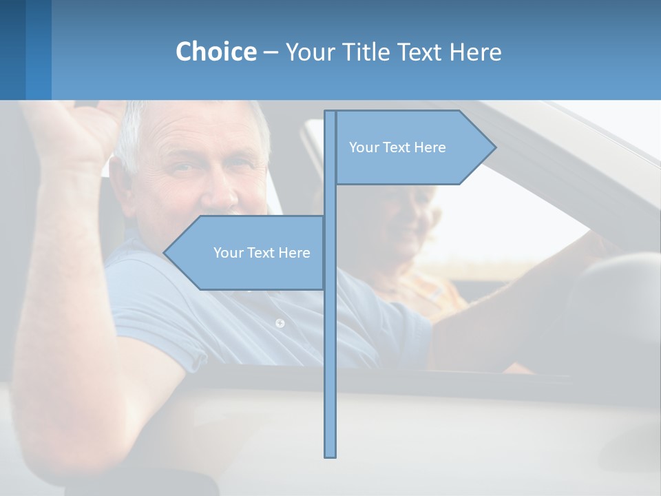 Middleaged Nature Male PowerPoint Template