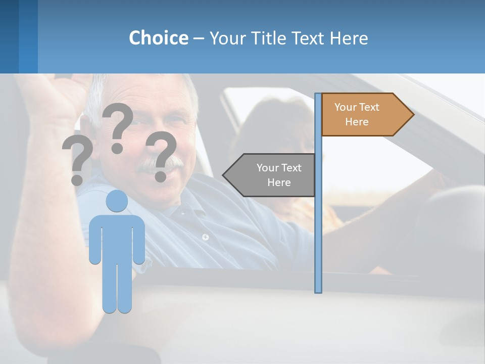 Middleaged Nature Male PowerPoint Template