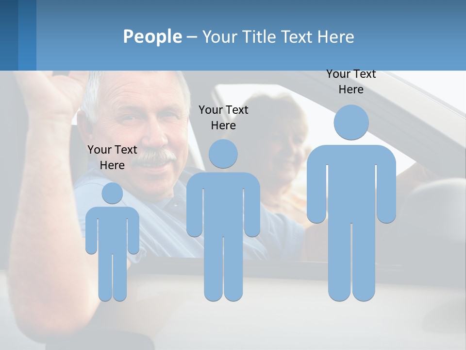 Middleaged Nature Male PowerPoint Template