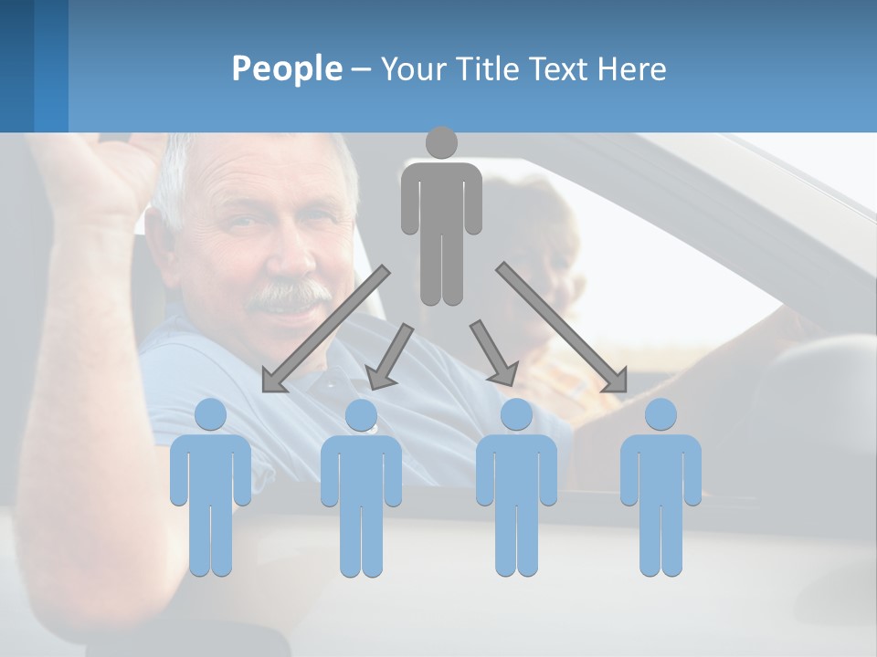 Middleaged Nature Male PowerPoint Template