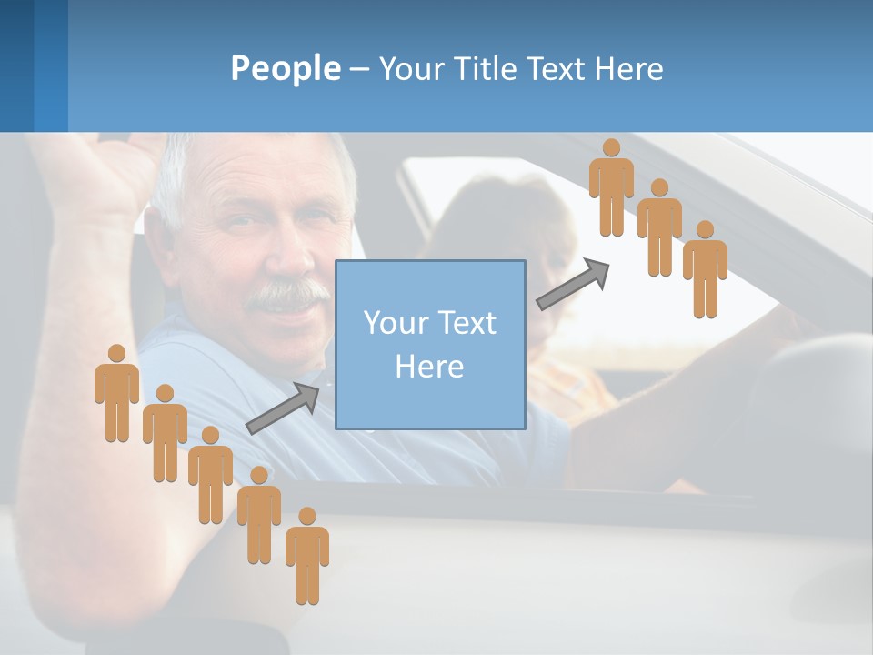 Middleaged Nature Male PowerPoint Template