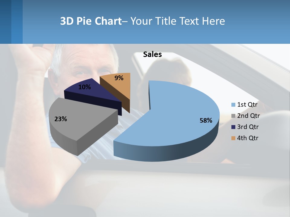 Middleaged Nature Male PowerPoint Template