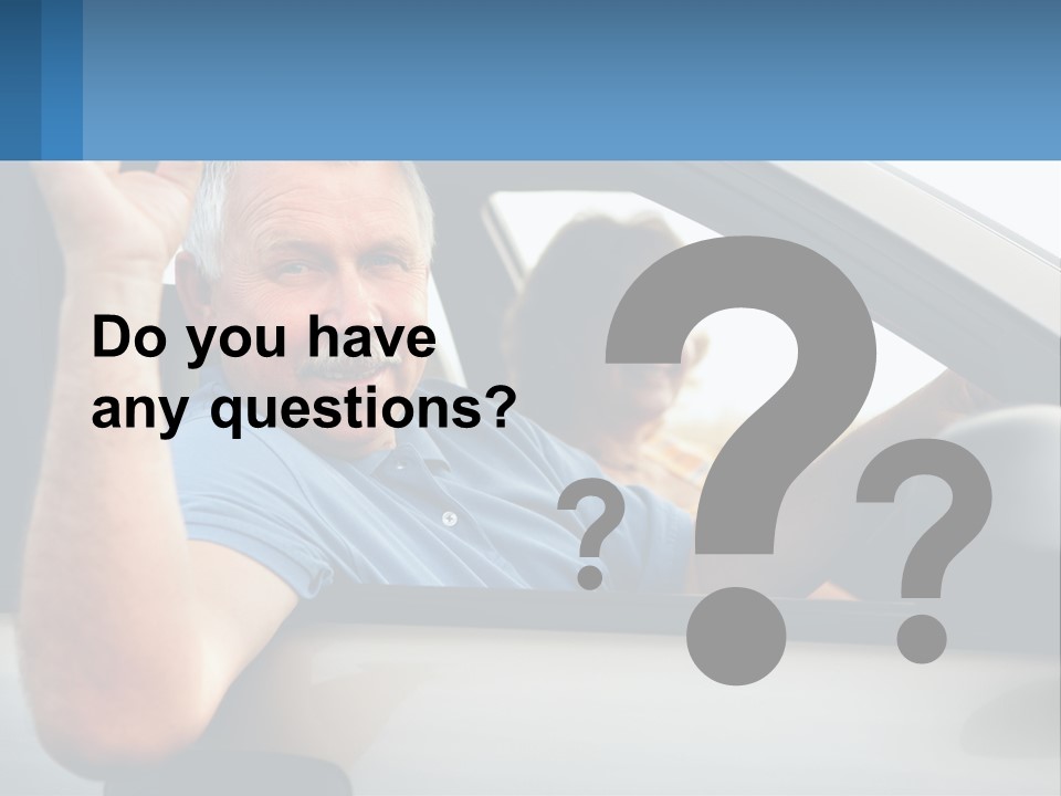 Middleaged Nature Male PowerPoint Template