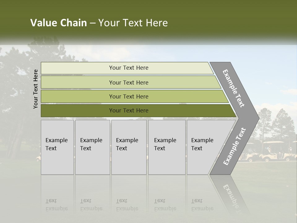 Club Course Tee PowerPoint Template