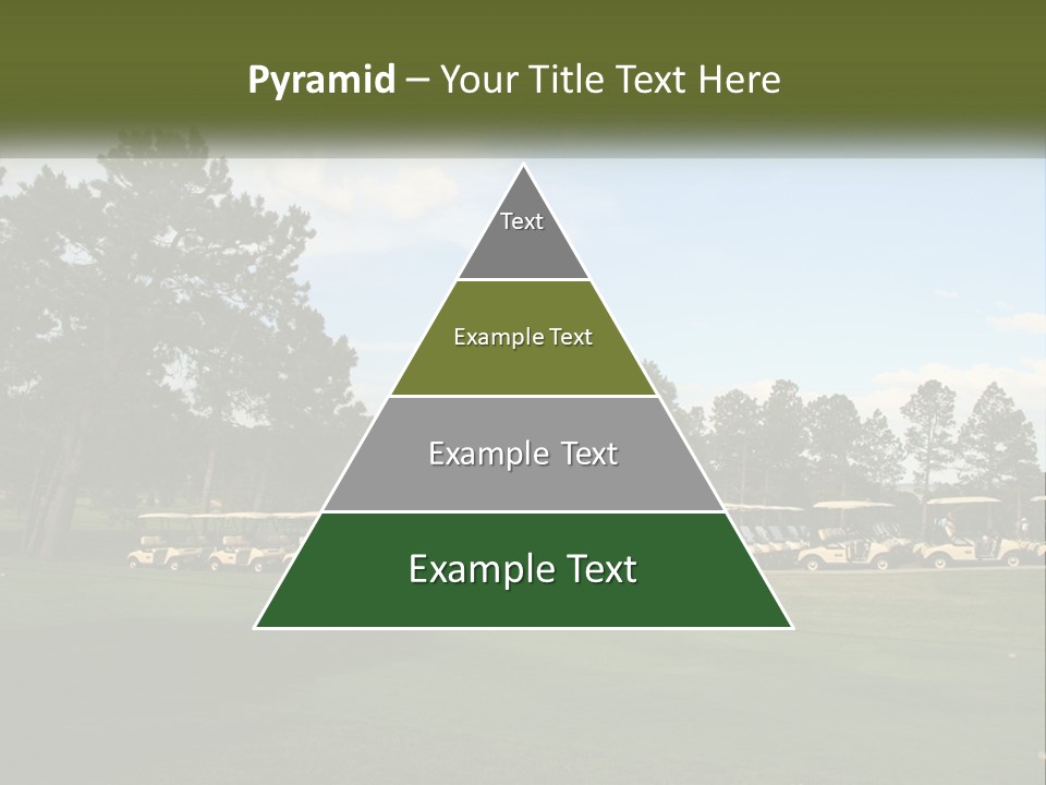 Club Course Tee PowerPoint Template