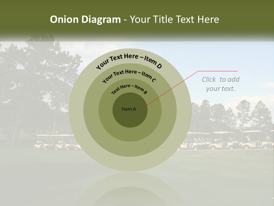 Club Course Tee PowerPoint Template
