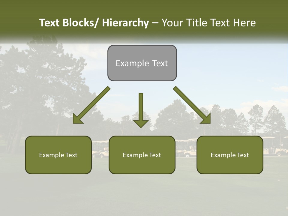 Club Course Tee PowerPoint Template