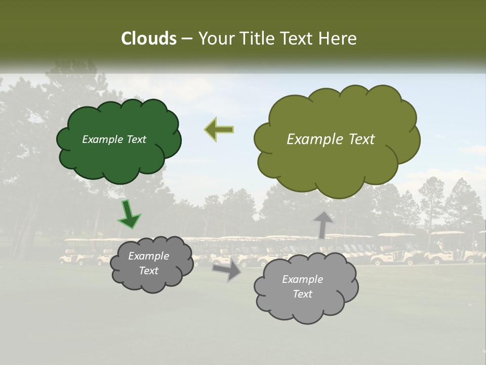 Club Course Tee PowerPoint Template