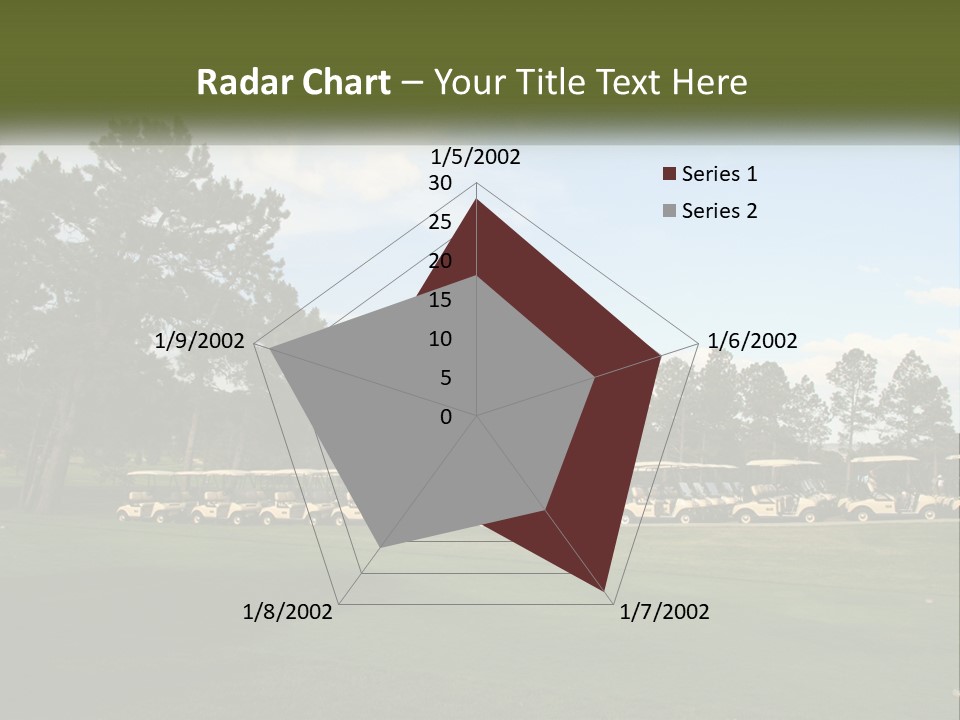 Club Course Tee PowerPoint Template