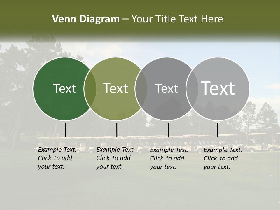 Club Course Tee PowerPoint Template