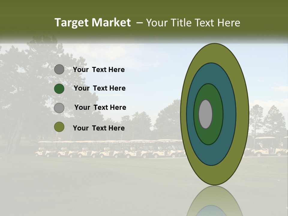 Club Course Tee PowerPoint Template