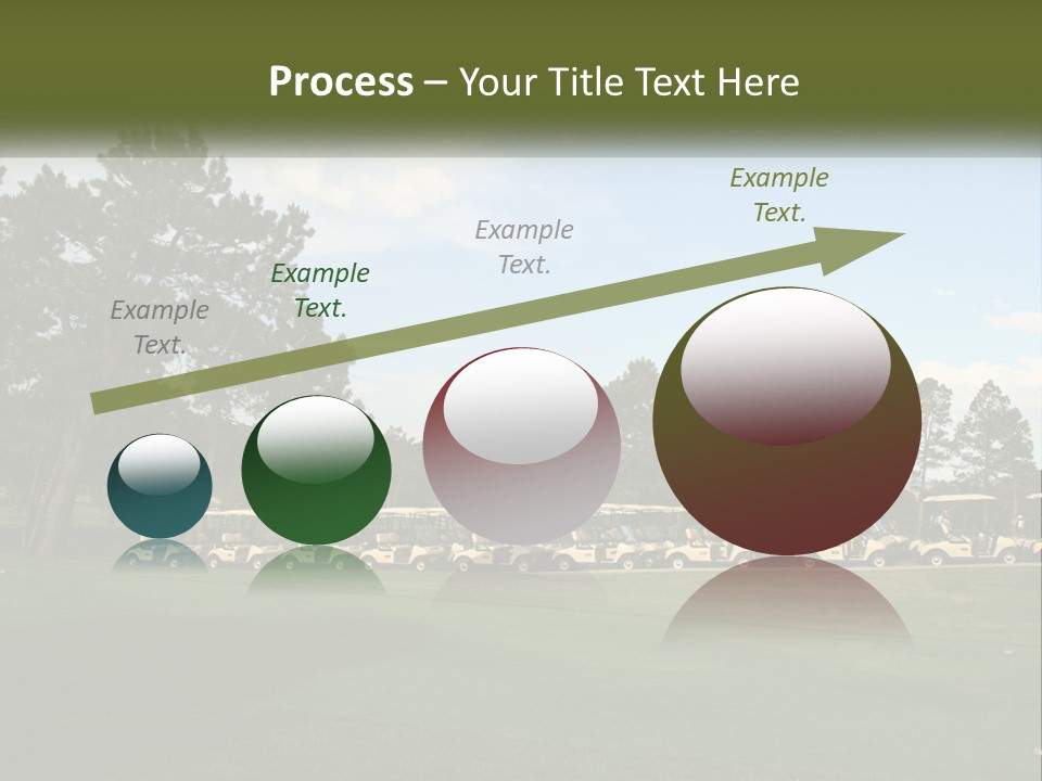 Club Course Tee PowerPoint Template