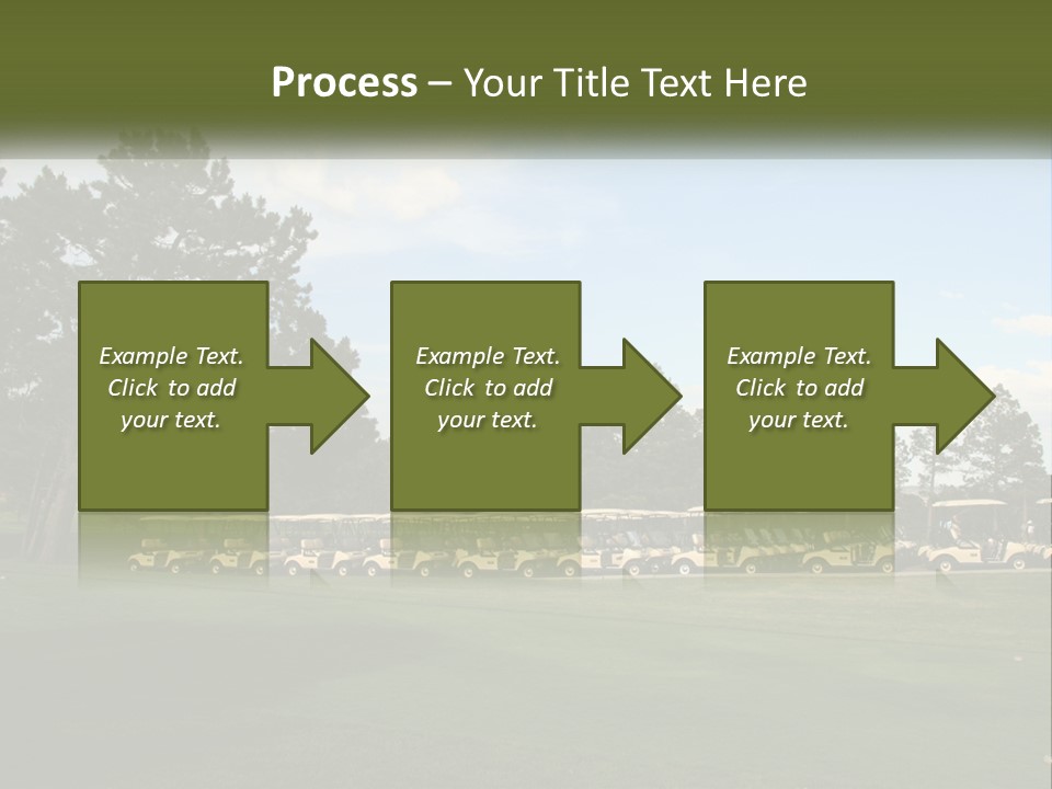 Club Course Tee PowerPoint Template